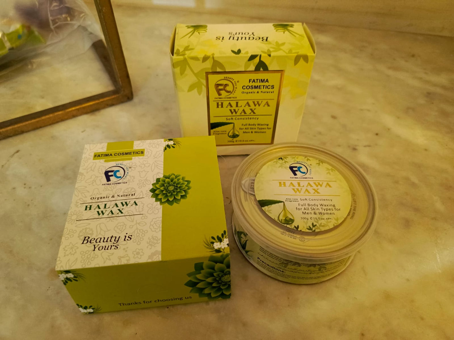 The organic & natural Halawa wax (300g)
